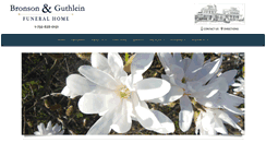 Desktop Screenshot of bronsonandguthleinfh.com